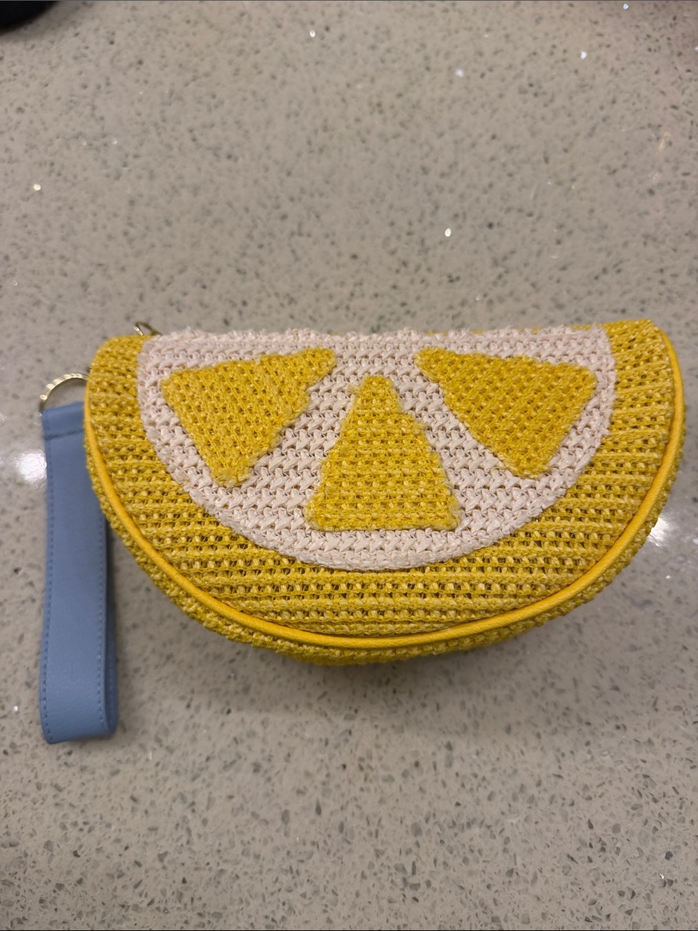 New Bath and Body Works Yellow Lemon Slice Wristlet